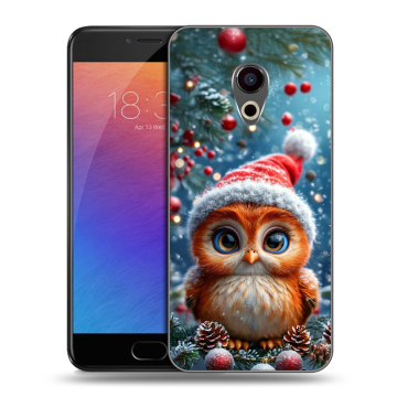 Пластиковый чехол на Meizu Pro 6 с принтом Новый год