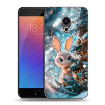 Пластиковый чехол на Meizu Pro 6 с принтом Новый год