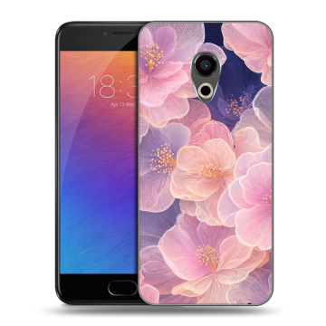 Пластиковый чехол на Meizu Pro 6 с принтом женский