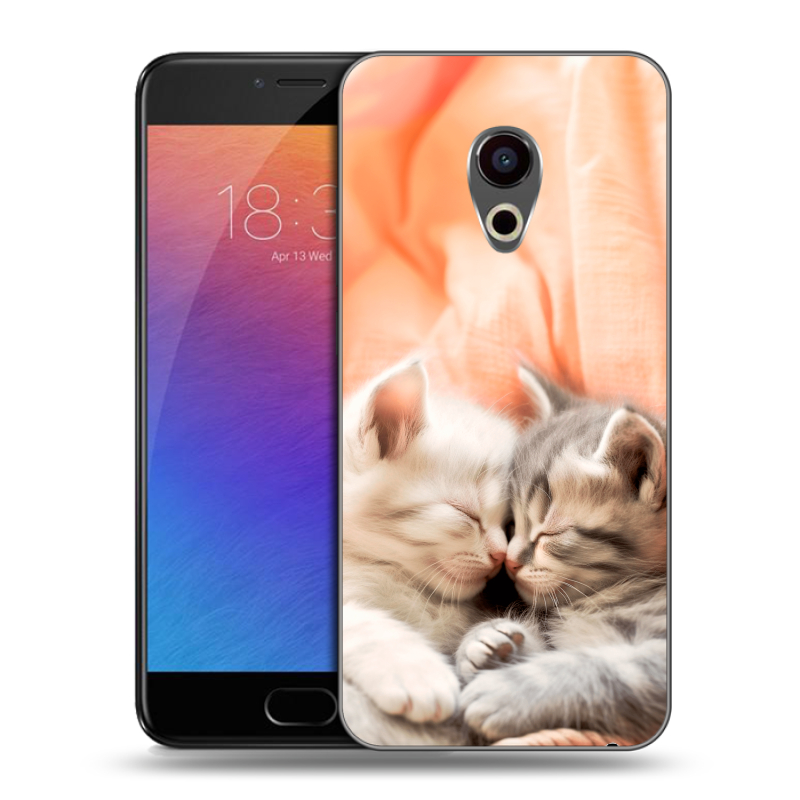Пластиковый чехол на Meizu Pro 6 с принтом Котята Пластиковый чехол на Meizu Pro 6 с принтом Котята