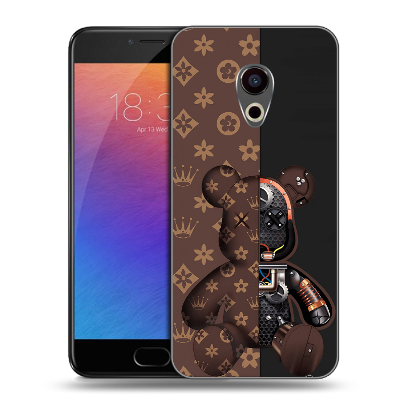 Пластиковый чехол на Meizu Pro 6 с принтом Луи робот Пластиковый чехол на Meizu Pro 6 с принтом Луи робот