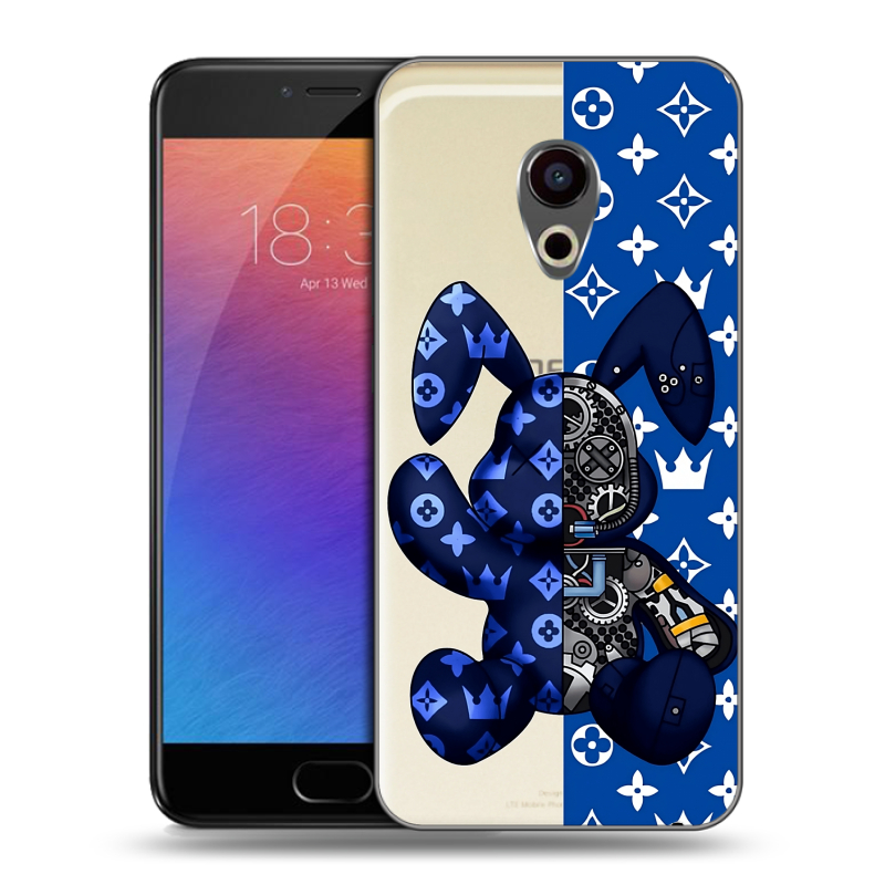 Пластиковый чехол на Meizu Pro 6 с принтом Луи робот Пластиковый чехол на Meizu Pro 6 с принтом Луи робот