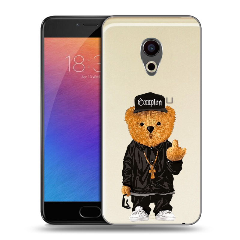 Пластиковый чехол на Meizu Pro 6 с принтом Плюшевый медведь Пластиковый чехол на Meizu Pro 6 с принтом Плюшевый медведь