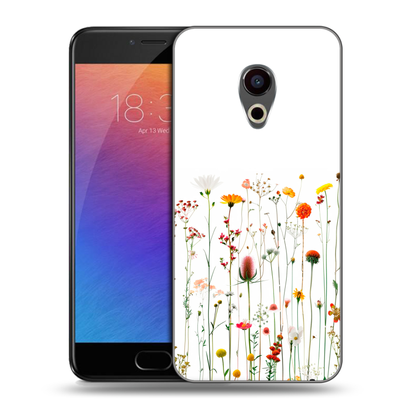 Пластиковый чехол на Meizu Pro 6 с принтом цветы Пластиковый чехол на Meizu Pro 6 с принтом цветы