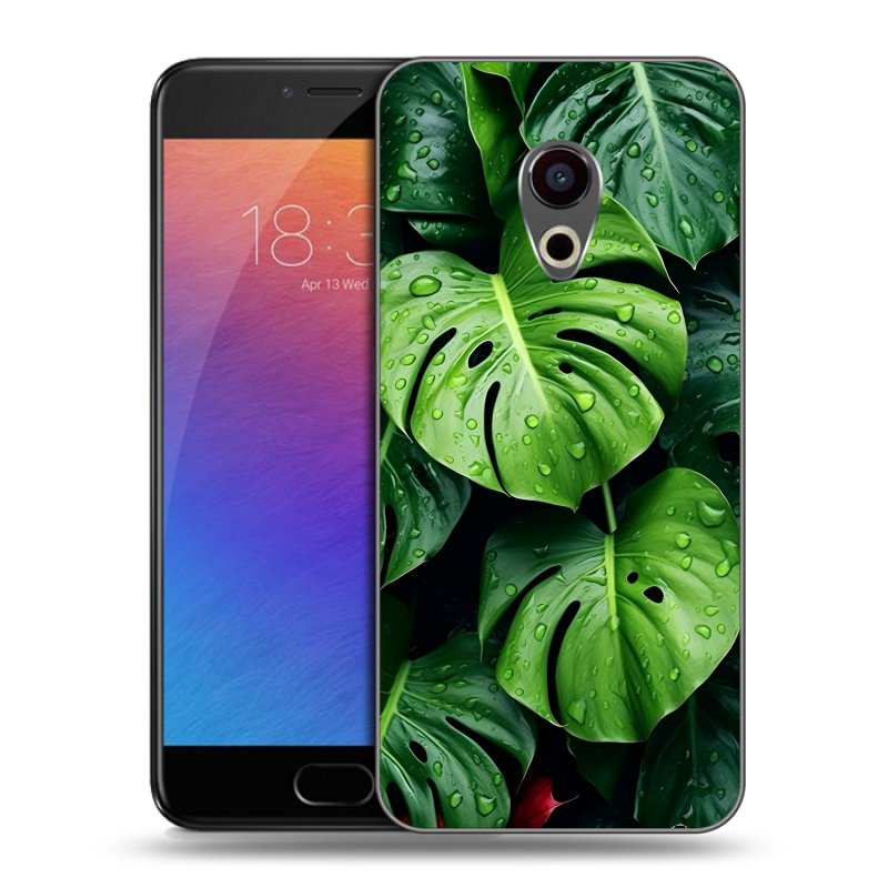 Пластиковый чехол на Meizu Pro 6 с принтом Листья Пластиковый чехол на Meizu Pro 6 с принтом Листья