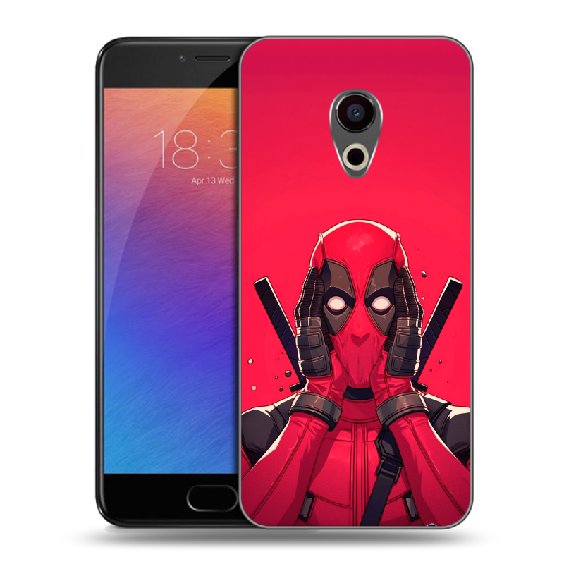 Пластиковый чехол на Meizu Pro 6 с принтом Дедпул Deadpool Пластиковый чехол на Meizu Pro 6 с принтом Дедпул Deadpool