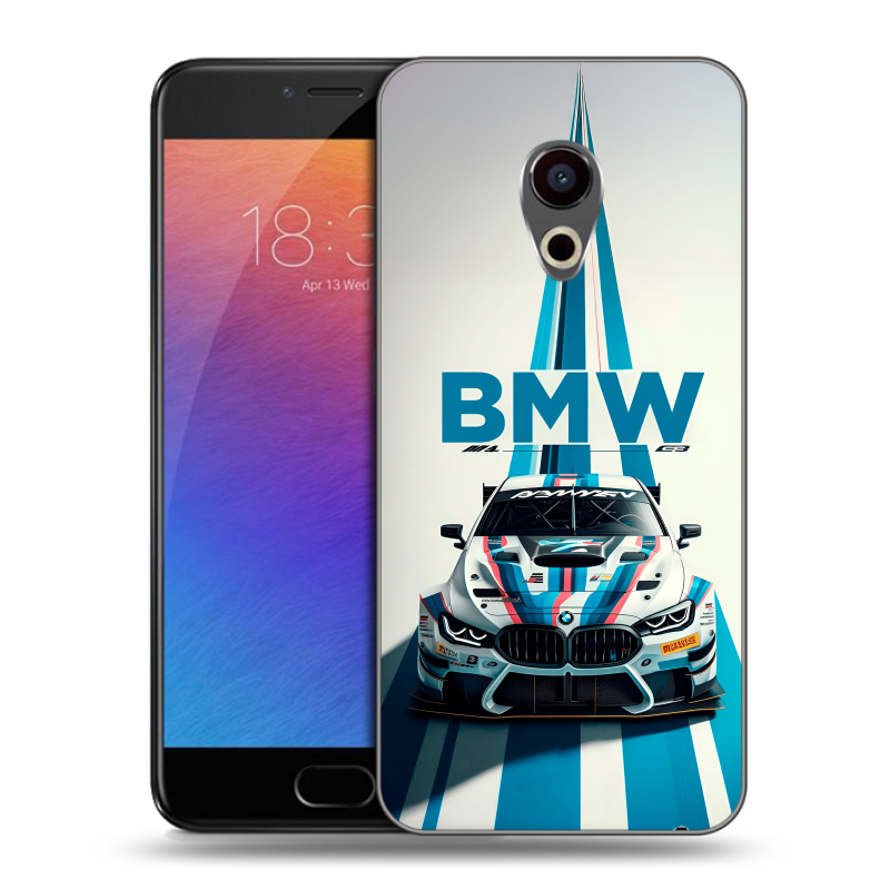 Пластиковый чехол на Meizu Pro 6 с принтом БМВ BMW Пластиковый чехол на Meizu Pro 6 с принтом БМВ BMW