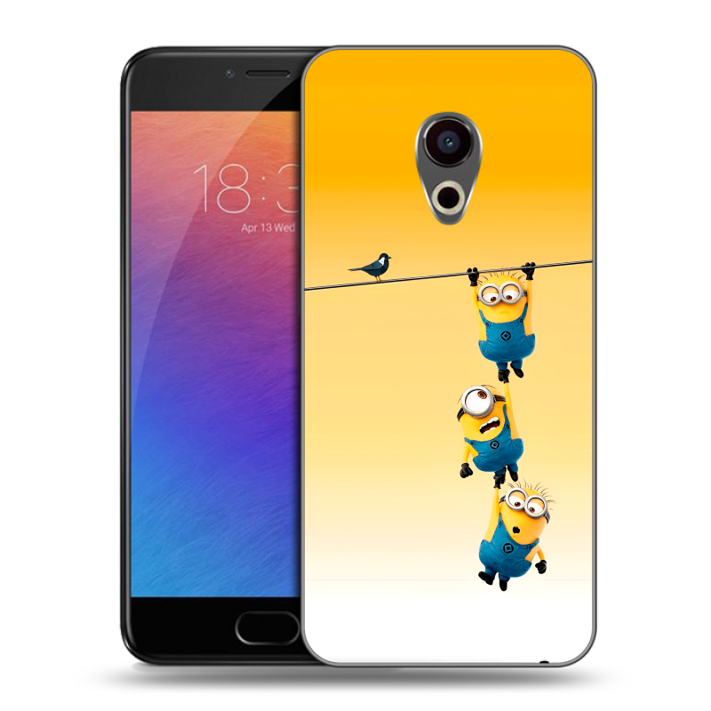 Пластиковый чехол на Meizu Pro 6 с принтом Миньоны Пластиковый чехол на Meizu Pro 6 с принтом Миньоны