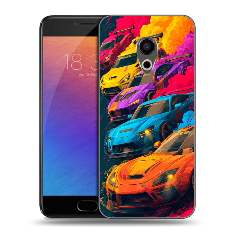 Пластиковый чехол на Meizu Pro 6 с принтом Тачки Пластиковый чехол на Meizu Pro 6 с принтом Тачки