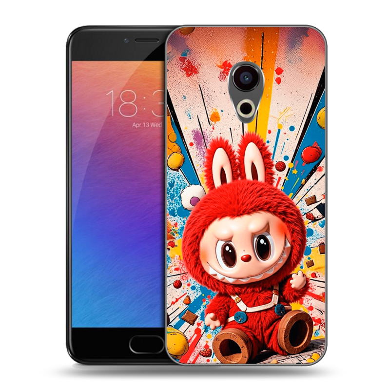 Пластиковый чехол на Meizu Pro 6 с принтом Labubu Лабубу Пластиковый чехол на Meizu Pro 6 с принтом Labubu Лабубу