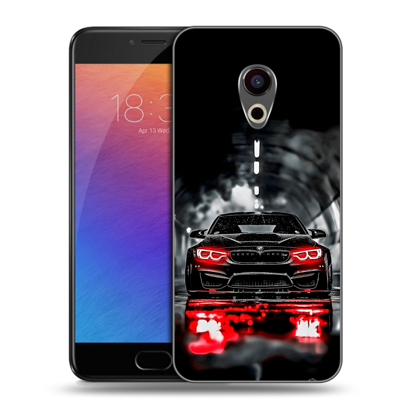 Пластиковый чехол на Meizu Pro 6 с принтом BMW БМВ Пластиковый чехол на Meizu Pro 6 с принтом BMW БМВ