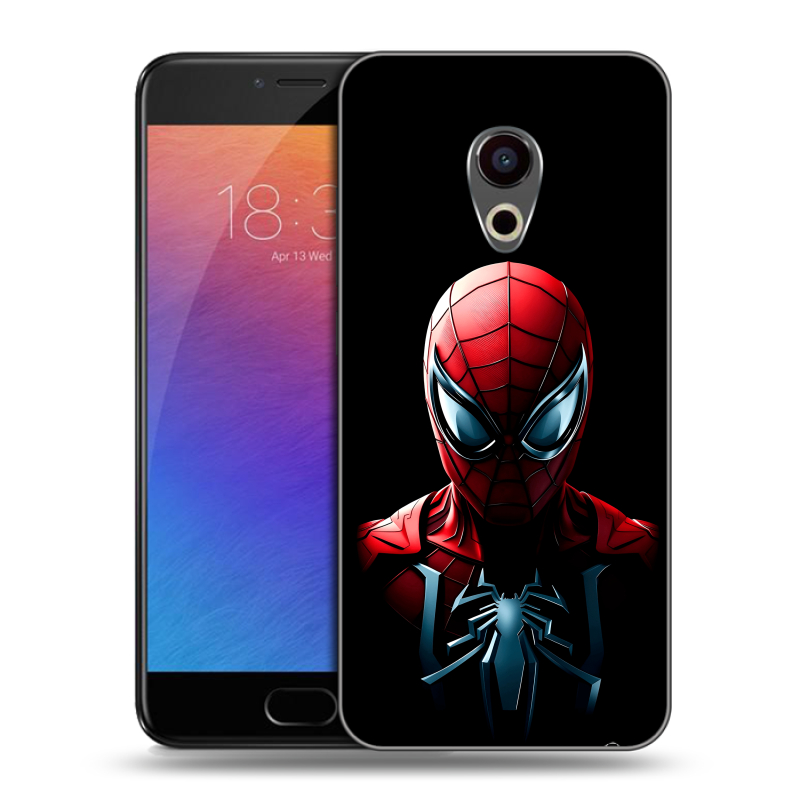 Пластиковый чехол на Meizu Pro 6 с принтом Spiderman Человек паук Пластиковый чехол на Meizu Pro 6 с принтом Spiderman Человек паук