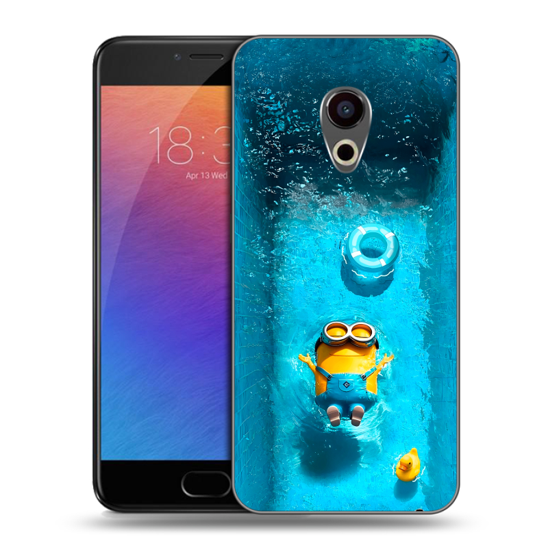 Пластиковый чехол на Meizu Pro 6 с принтом Миньоны Пластиковый чехол на Meizu Pro 6 с принтом Миньоны