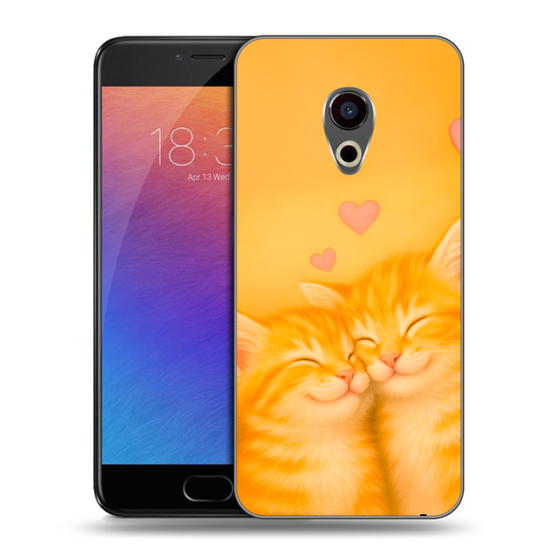 Пластиковый чехол на Meizu Pro 6 с принтом Милые котята Пластиковый чехол на Meizu Pro 6 с принтом Милые котята
