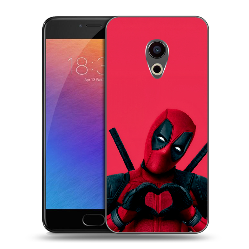 Пластиковый чехол на Meizu Pro 6 с принтом Дедпул Deadpool Пластиковый чехол на Meizu Pro 6 с принтом Дедпул Deadpool