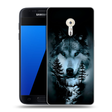 Силиконовый чехол на ZUK Z2 Pro с принтом Лесной волк Силиконовый чехол на ZUK Z2 Pro с принтом Лесной волк