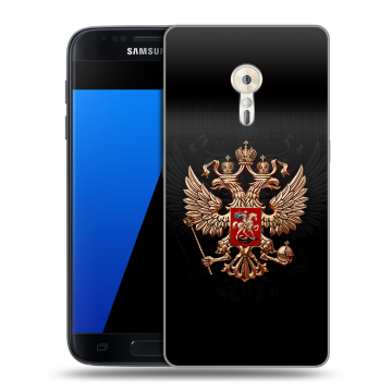 Силиконовый чехол на ZUK Z2 Pro с принтом Герб России