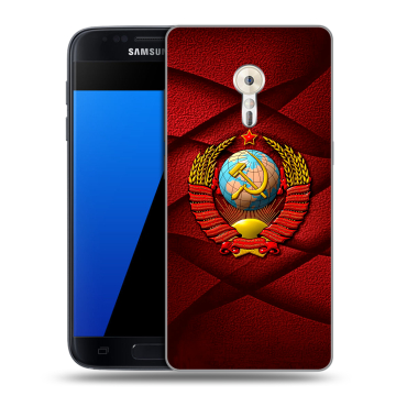 Силиконовый чехол на ZUK Z2 Pro с принтом Герб СССР