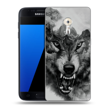 Силиконовый чехол на ZUK Z2 Pro с принтом Волк