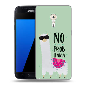 Силиконовый чехол на ZUK Z2 Pro с принтом Лама