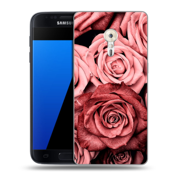 Силиконовый чехол на ZUK Z2 Pro с принтом Цветы розы