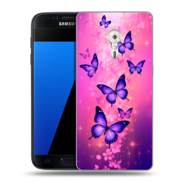 Силиконовый чехол на ZUK Z2 Pro с принтом Бабочки