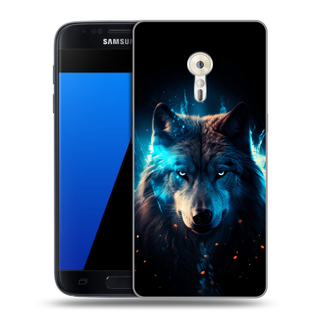 Силиконовый чехол на ZUK Z2 Pro с принтом Волк ночной Силиконовый чехол на ZUK Z2 Pro с принтом Волк ночной