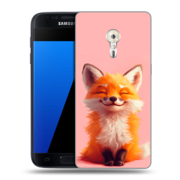 Силиконовый чехол на ZUK Z2 Pro с принтом милая лиса