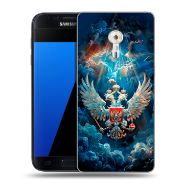 Силиконовый чехол на ZUK Z2 Pro с принтом Герб флаг России Силиконовый чехол на ZUK Z2 Pro с принтом Герб флаг России