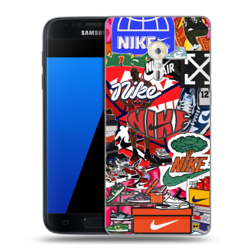 Силиконовый чехол на ZUK Z2 Pro с принтом Найк Nike яркий Силиконовый чехол на ZUK Z2 Pro с принтом Найк Nike яркий