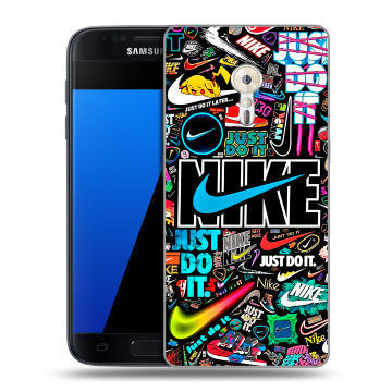 Силиконовый чехол на ZUK Z2 Pro с принтом найк nike черный Силиконовый чехол на ZUK Z2 Pro с принтом найк nike черный