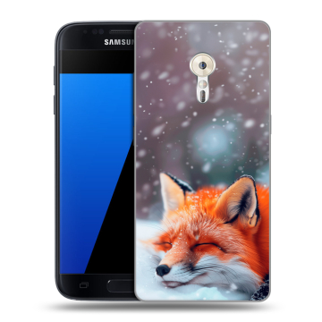 Силиконовый чехол на ZUK Z2 Pro с принтом лиса Силиконовый чехол на ZUK Z2 Pro с принтом лиса