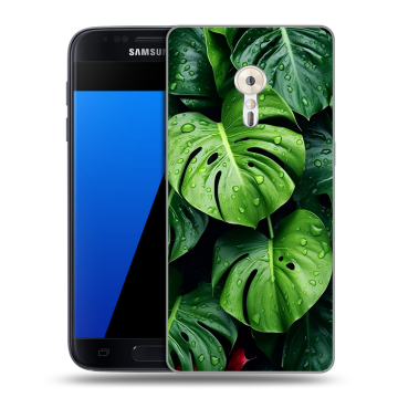 Силиконовый чехол на ZUK Z2 Pro с принтом Листья Силиконовый чехол на ZUK Z2 Pro с принтом Листья