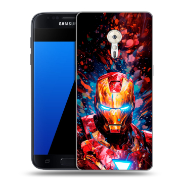 Силиконовый чехол на ZUK Z2 Pro с принтом Железный человек Ironman Силиконовый чехол на ZUK Z2 Pro с принтом Железный человек Ironman
