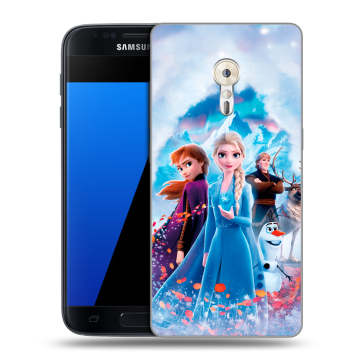 Силиконовый чехол на ZUK Z2 Pro с принтом Холодное сердце Frozen