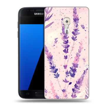 Силиконовый чехол на ZUK Z2 Pro с принтом цветы лаванда