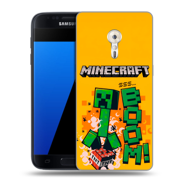 Силиконовый чехол на ZUK Z2 Pro с принтом Майнкрафт Minecraft Силиконовый чехол на ZUK Z2 Pro с принтом Майнкрафт Minecraft
