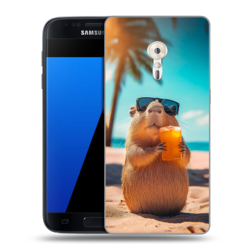 Силиконовый чехол на ZUK Z2 Pro с принтом Капибара Силиконовый чехол на ZUK Z2 Pro с принтом Капибара