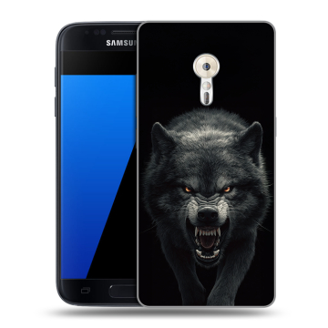 Силиконовый чехол на ZUK Z2 Pro с принтом Волк