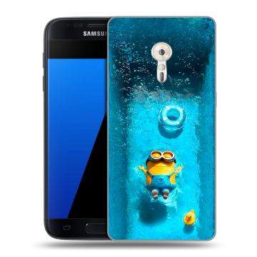 Силиконовый чехол на ZUK Z2 Pro с принтом Миньоны Силиконовый чехол на ZUK Z2 Pro с принтом Миньоны