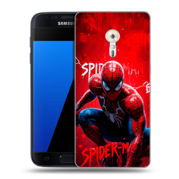 Силиконовый чехол на ZUK Z2 Pro с принтом Spiderman Человек паук Силиконовый чехол на ZUK Z2 Pro с принтом Spiderman Человек паук