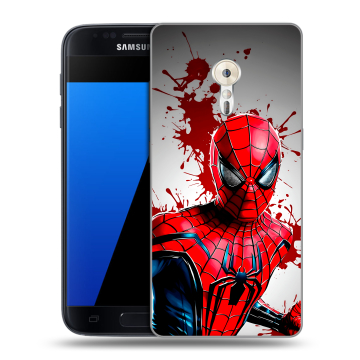 Силиконовый чехол на ZUK Z2 Pro с принтом Spiderman Человек паук Силиконовый чехол на ZUK Z2 Pro с принтом Spiderman Человек паук