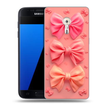 Силиконовый чехол на ZUK Z2 Pro с принтом Розовые бантики Силиконовый чехол на ZUK Z2 Pro с принтом Розовые бантики