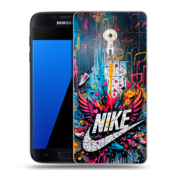 Силиконовый чехол на ZUK Z2 Pro с принтом Nike Найк