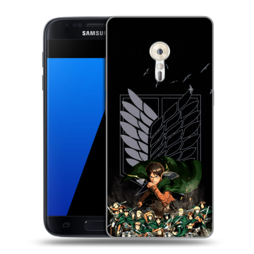 Силиконовый чехол на ZUK Z2 Pro с принтом Атака титанов