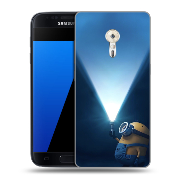 Силиконовый чехол на ZUK Z2 Pro с принтом Миньоны