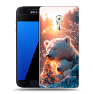 Силиконовый чехол на ZUK Z2 Pro с принтом Новый год Силиконовый чехол на ZUK Z2 Pro с принтом Новый год