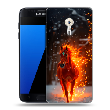 Силиконовый чехол на ZUK Z2 Pro с принтом Новый год Силиконовый чехол на ZUK Z2 Pro с принтом Новый год