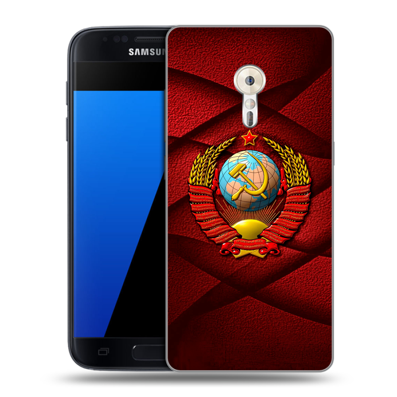 Силиконовый чехол на ZUK Z2 Pro с принтом Герб СССР Силиконовый чехол на ZUK Z2 Pro с принтом Герб СССР