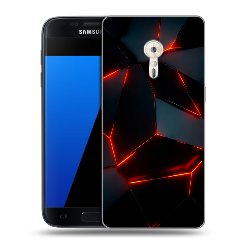 Силиконовый чехол на ZUK Z2 Pro с принтом Яркие абстракции Силиконовый чехол на ZUK Z2 Pro с принтом Яркие абстракции